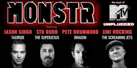 MONSTR: Best of MTV Unplugged - Jason Singh (Taxiride), Pete Drummond (Dragon / Southern Sons), Jimi Hocking (Screaming Jets) Stu Rudd (The Superjesus) at Heritage Hotel Bulli
