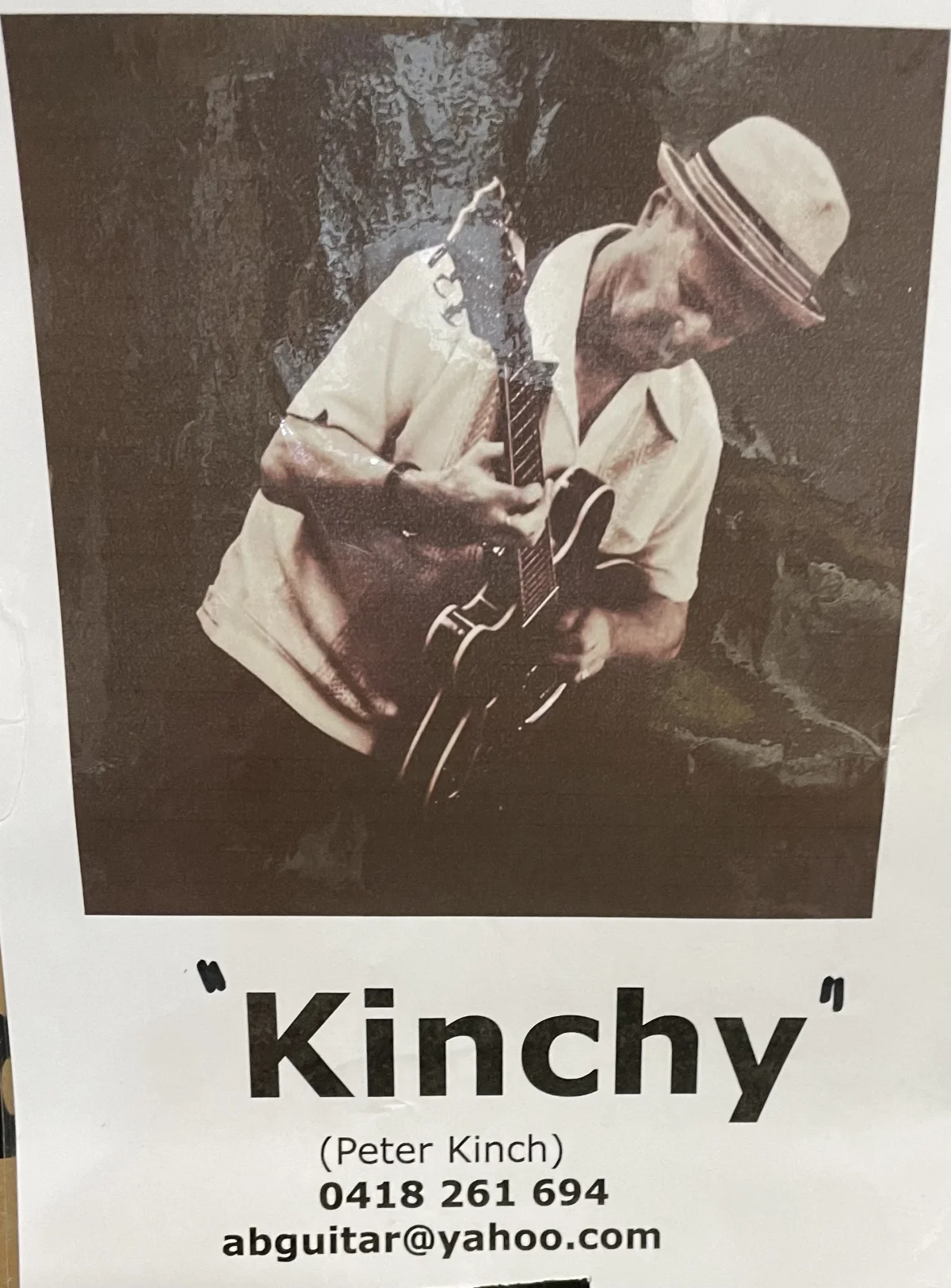 Peter Kinch, Saturday arvo session 4-8PM at Trinity Beach Tavern