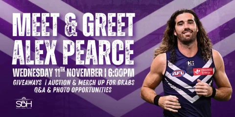 Alex Pearce Meet & Greet at SBH at South Beach Hotel