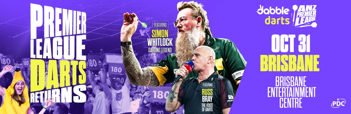 Dabble Darts Finals Night at Brisbane Entertainment Centre