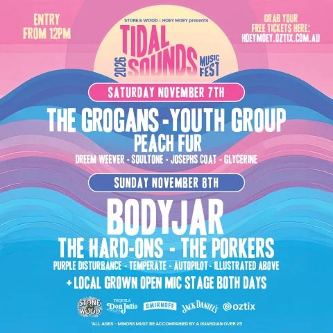 TIDAL SOUNDS MUSIC FEST IS BACK FOR A 2ND MASSIVE DAY!! at Hoey Moey Hotel