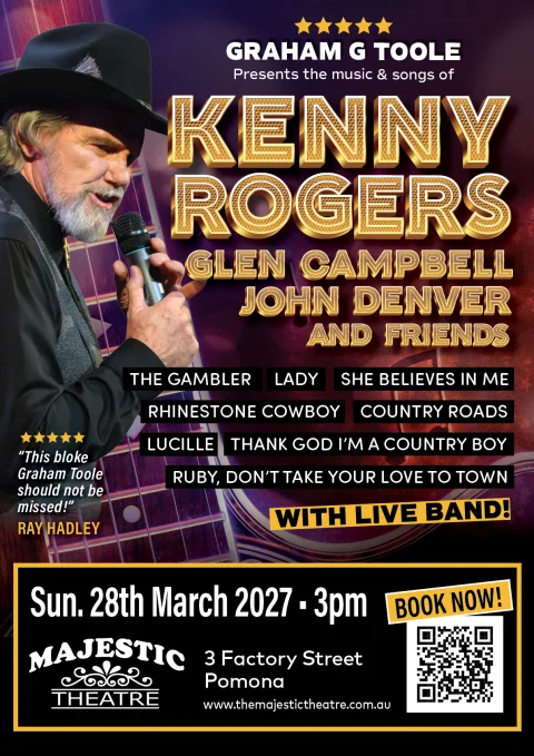 KENNY ROGERS, GLEN CAMPBELL, JOHN DENVER & FRIENDS at The Majestic Theatre