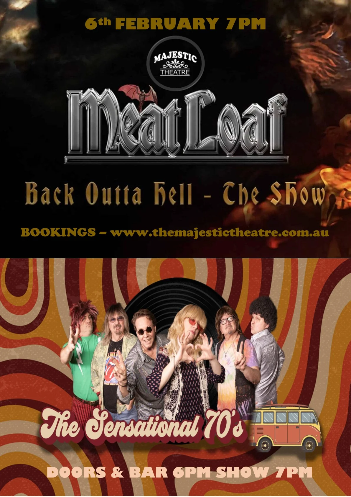 BACK OUT OF HELL 50 YEAR CELEBRATION at The Majestic Theatre