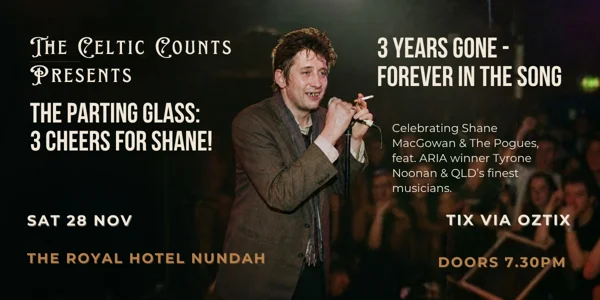 The Parting Glass: 3 Cheers for Shane! at Royal Quarters
