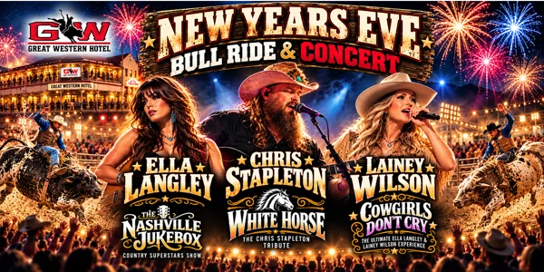 New Years Eve Bull Ride & Concert at Great Western Hotel