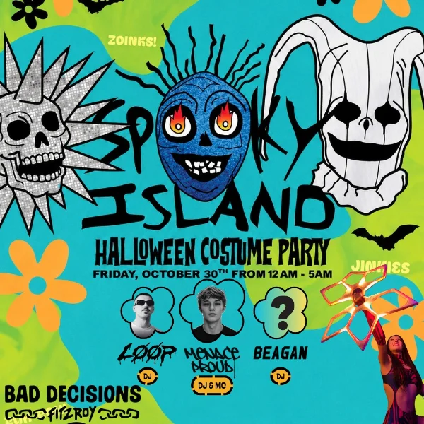 Spooky Island Halloween Party at Bad Decisions Bar