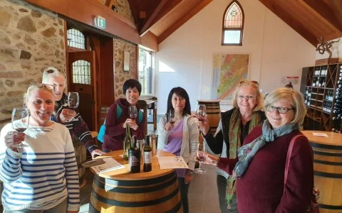 Adelaide Highlights & Hahndorf Tour with McLaren Vale Wine Tastings & Glenelg Stop