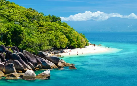 Sunlover: Cairns to Fitzroy Island Best of Island , Snorkel, Glass Bottom Boat & Picnic Lunch