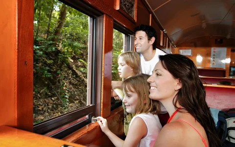 From Port Douglas: Scenic Train & Skyrail Kuranda Tour with Transfers in Cairns