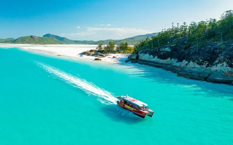 Airlie Beach: Whitehaven Beach Snorkel Cruise with Hill Inlet Tour and Buffet Lunch in Airlie Beach & Cannonvale