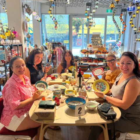 Ceramic Paint and Sip Classes in Sydney in Darlinghurst