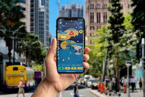 Mayhem in Brisbane GPS App Walking Tour Mobile Game in Brisbane