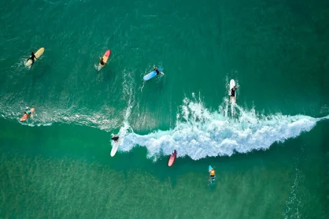 Adult Surfing Lessons at Bombora Surf School in Gold Coast